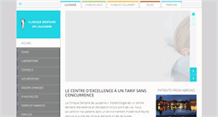 Desktop Screenshot of lausanne-dentaire.ch